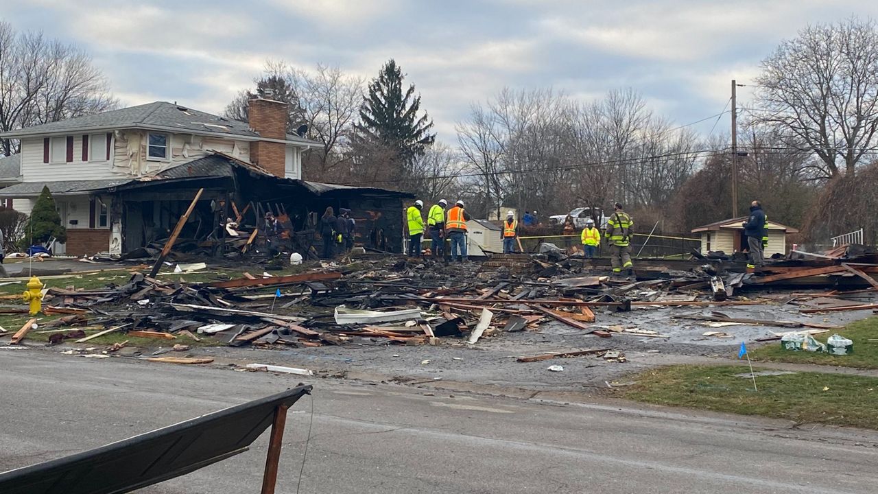 Explosion Destroys Home on Noel Drive in Gates