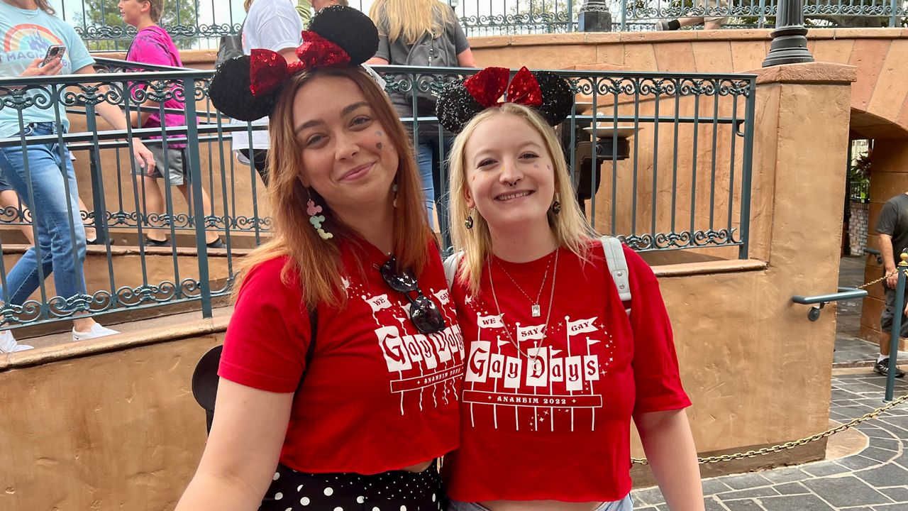 Visitors enjoy a Disneyland trip during Gay Days Anaheim