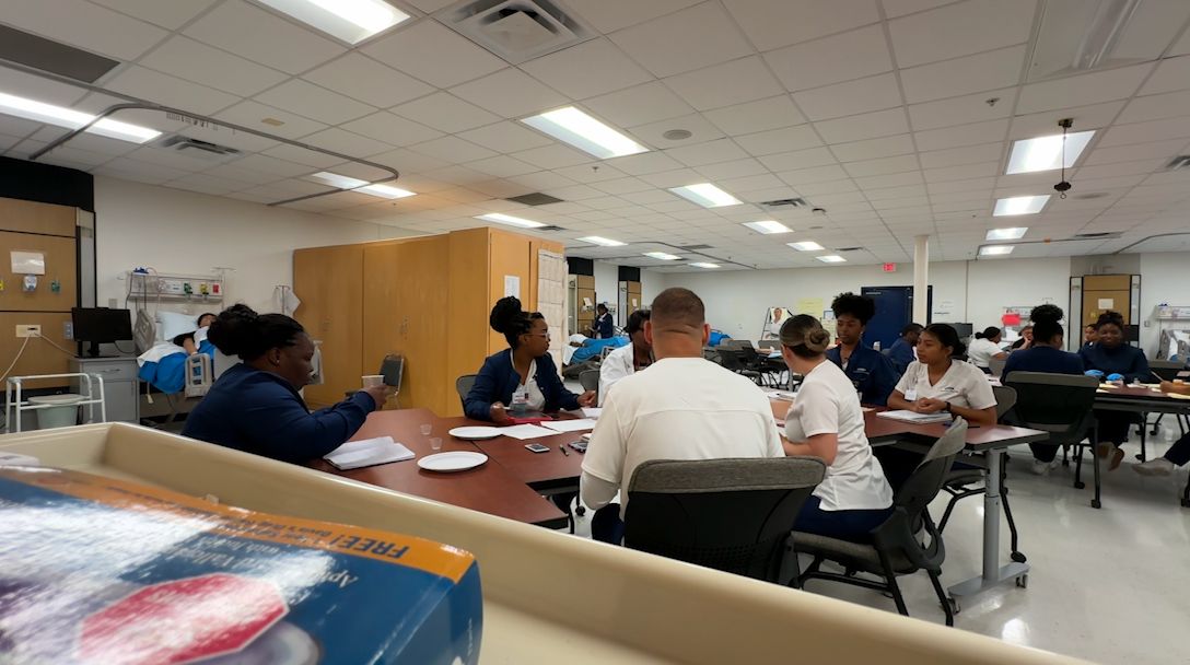According to Paulethia Bryant, one of the students at Erwin Technical College, the majority of folks in the 15-week nursing course with her are fresh high school graduates between the ages of 18 to 20. (Spectrum News/Nick Popham)