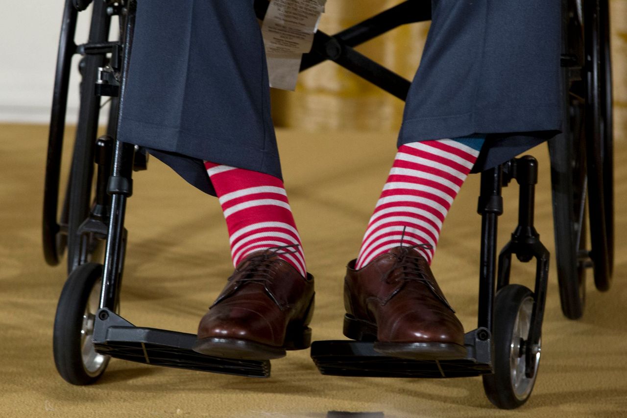 Houston asks residents to honor Bush with colorful socks
