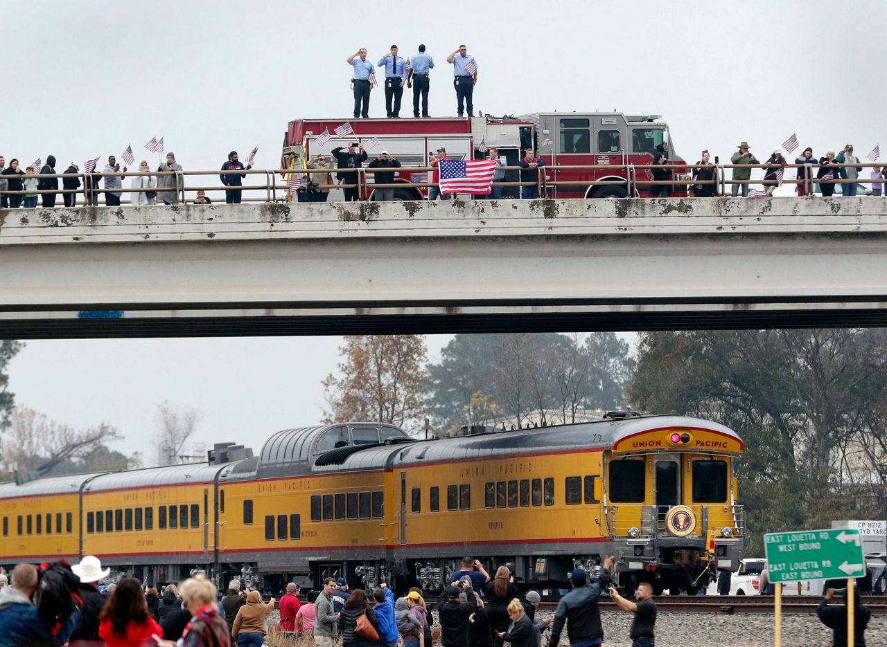 Presidential funeral train will be first in nearly 50 years