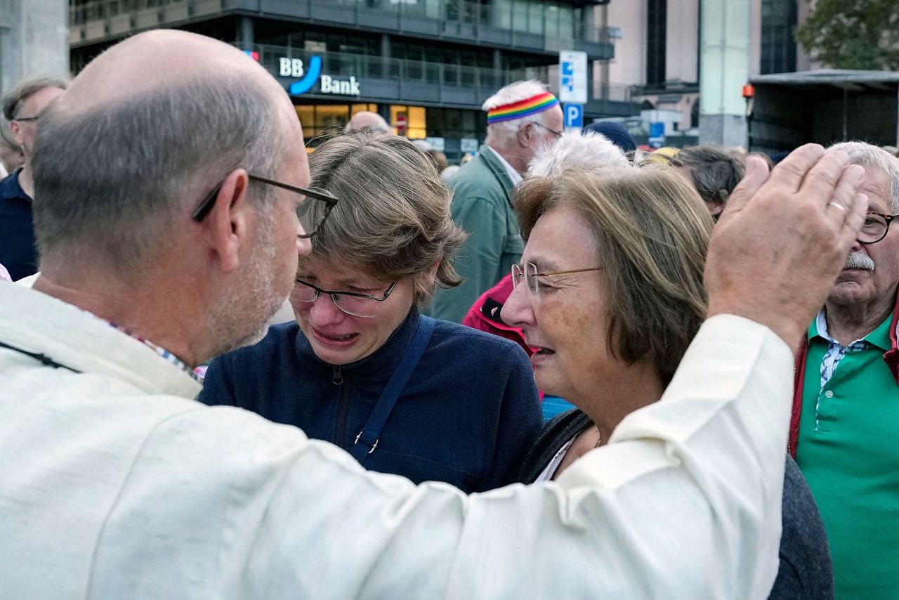 Catholic Priests Have Held A Ceremony Blessing Same Sex Couples In Defiance Of A German Archbishop