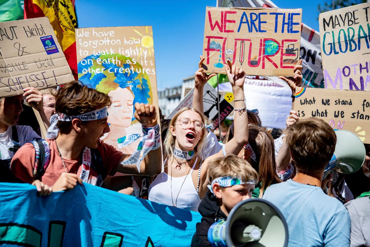 Thousands expected at climate rally in western Germany