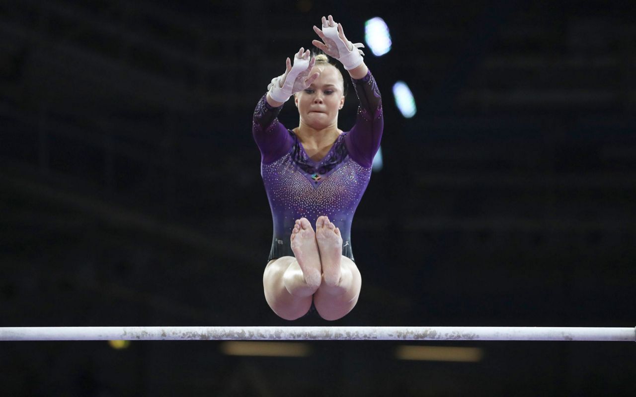 Biles Sets New Record As US Wins World Gymnastics Team Gold