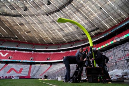 NFL game Tampa Bay Buccaneers vs. Seattle Seahawks at the Allianz Arena