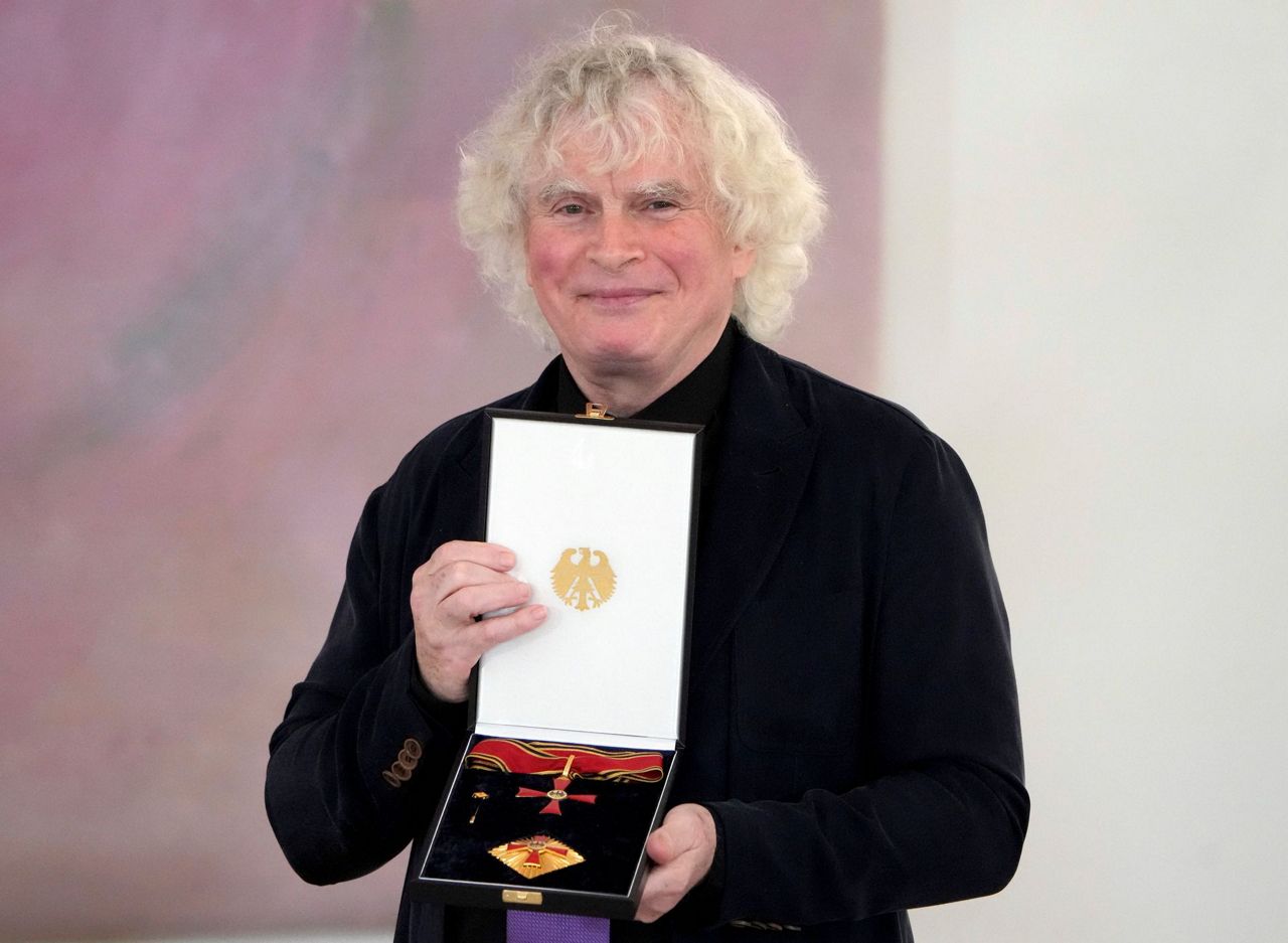 Conductor Simon Rattle receives Germany's highest honor