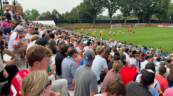 'High moment in my life': Soccer club visits German team's practice ahead of World Cup