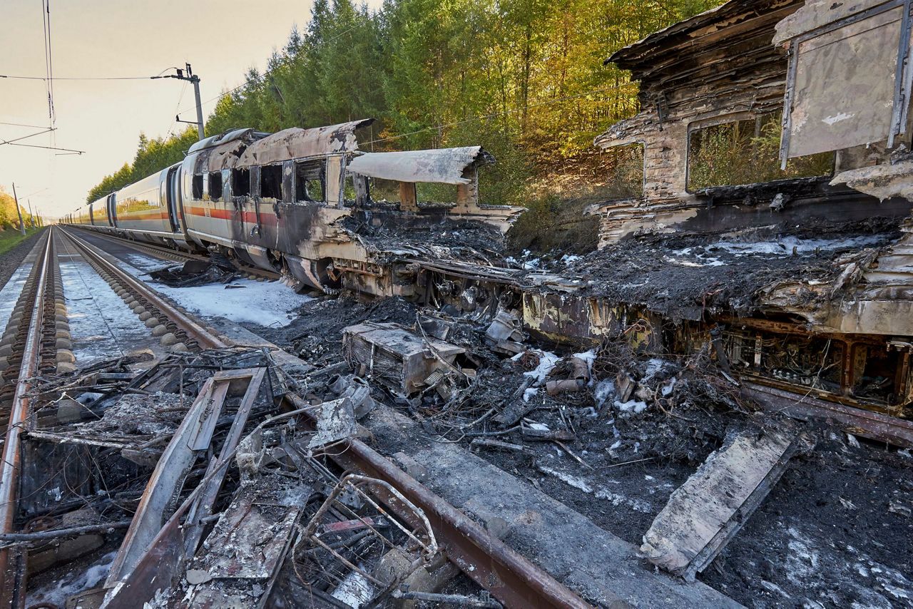 German high-speed rail line to be closed for days after fire