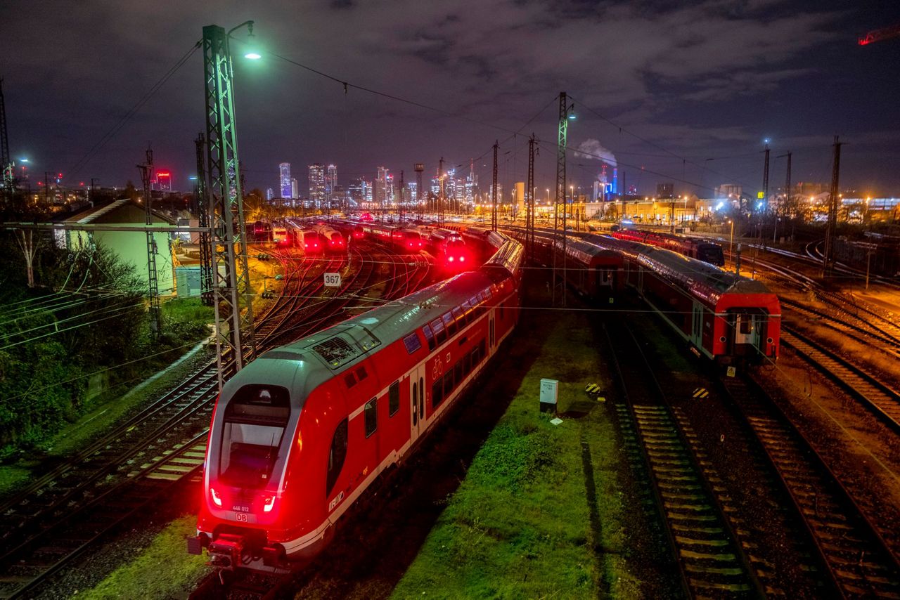 German railway runs much-reduced schedule as drivers' union stages a 20 ...
