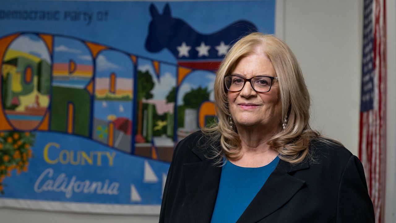 Florice Hoffman is the chair of the Democratic Party of Orange County. Previously serving as the party's treasurer, Hoffman ran unopposed for the position after Ada Briceño stepped down following six years of leadership. (Photo by Paul Bersebach/MediaNews Group/Orange County Register via Getty Images)
