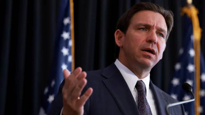 Gov. Ron DeSantis cass for increasing sanctions on Iran. (Joe Raedle/Getty Images)