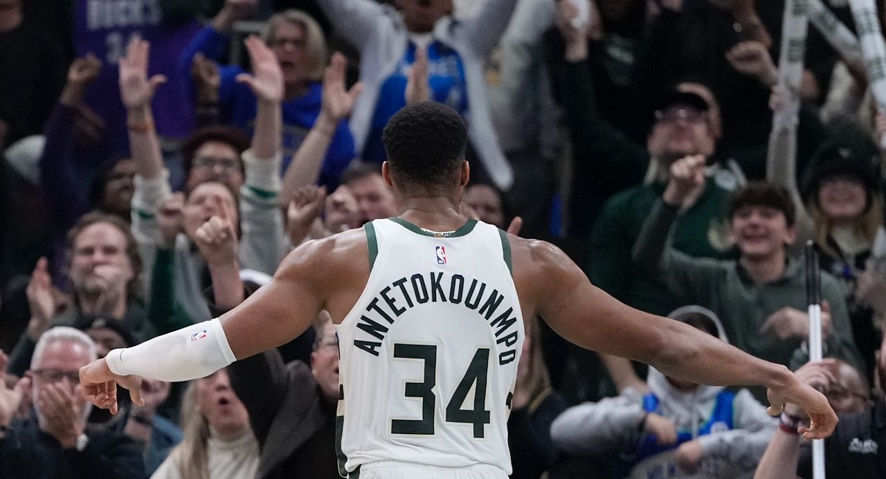 Milwaukee Bucks' Giannis Antetokounmpo 