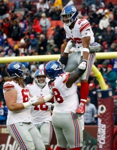 Giants Rout Redskins as Saquon Barkley Rolls to 1,000 Yards - The