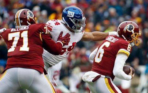 Giants Rout Redskins as Saquon Barkley Rolls to 1,000 Yards - The