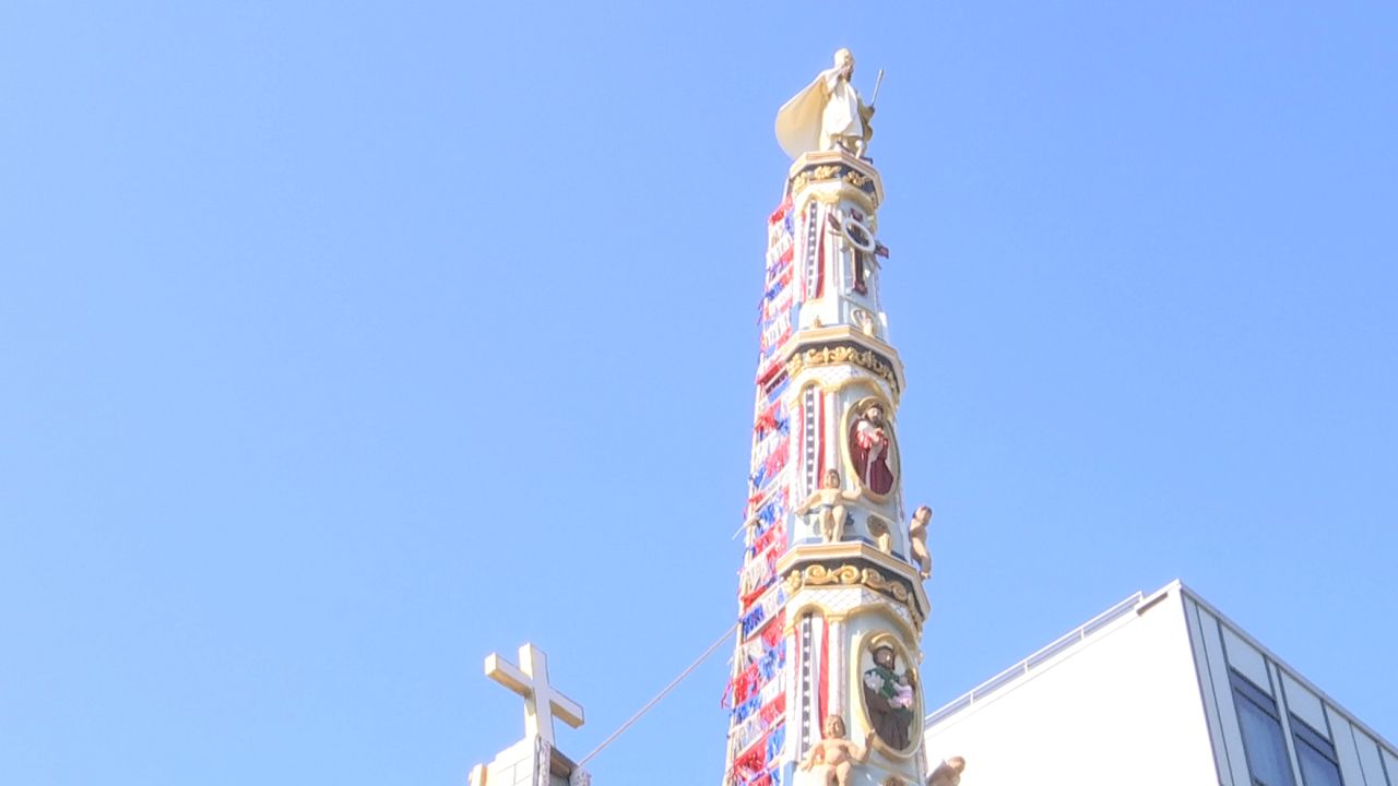 Since 1887, the Giglio Feast has been a popular place for Italian Americans in Williamsburg, Brooklyn. (Spectrum News NY1)