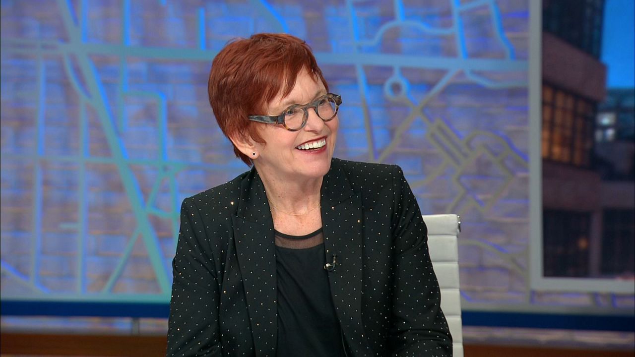 Gibney Dance founder Gina Gibney joined “Weekends on 1” on Sunday, May 4, 2025. (Spectrum News NY1)