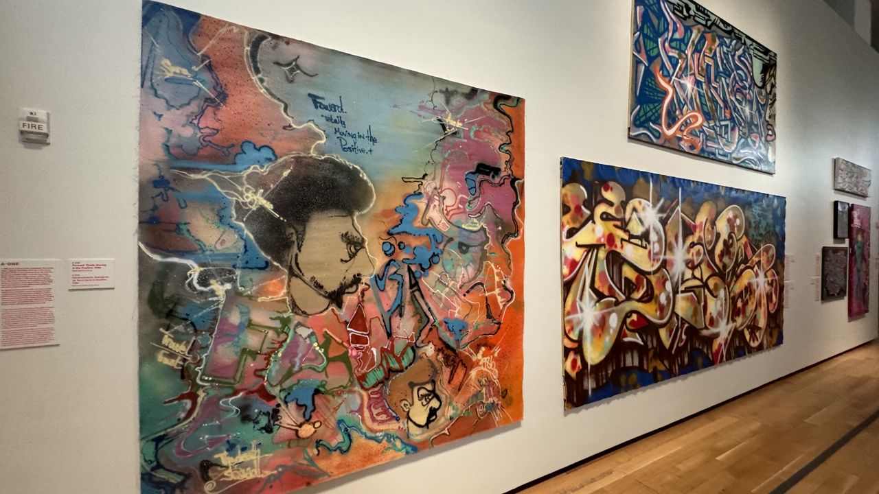 Exhibit traces graffiti's journey from trains to galleries