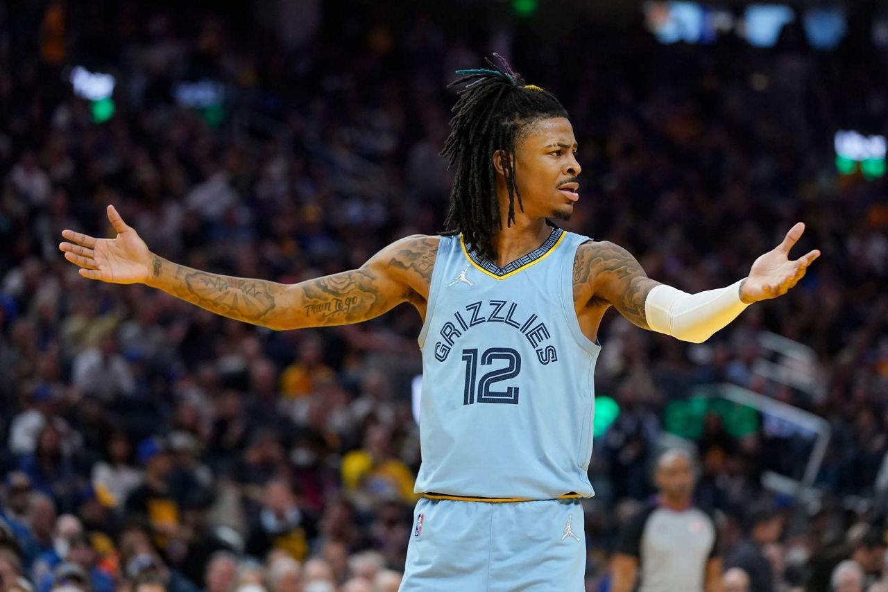 Grizzlies say Ja Morant suffered a left knee sprain during Friday