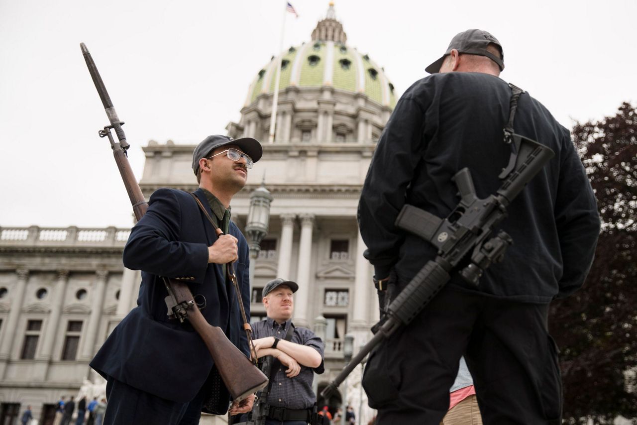 Gun rights activists fill Rotunda for Second Amendment rally