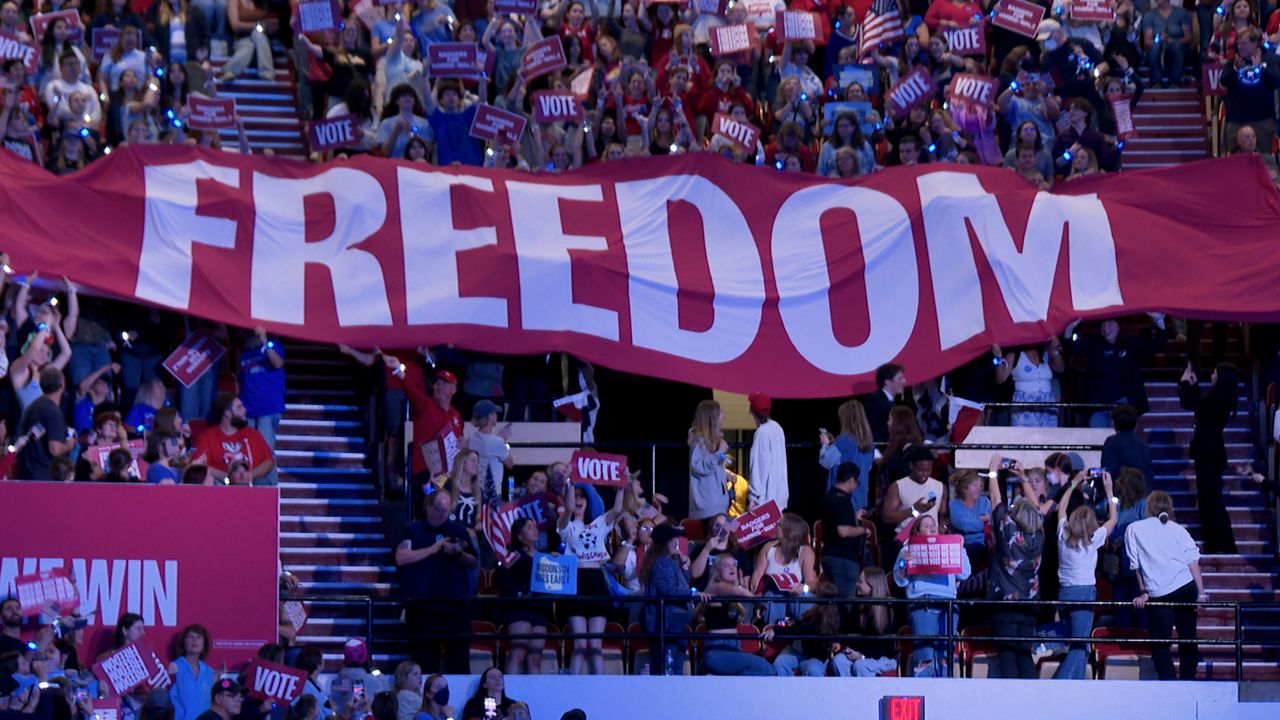 VP Harris hosts &lsquo;When We Vote We Win&rsquo; rally