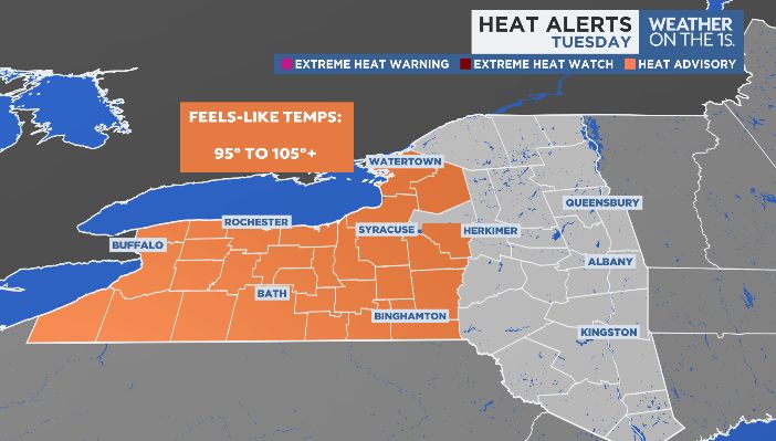 Extremely hot and humid stretch of weather underway