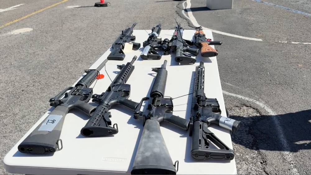 Over 300 firearms turned in during gun buyback event
