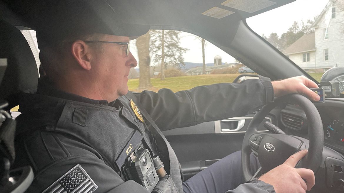 Hadley PD escorting school buses to stop traffic violations