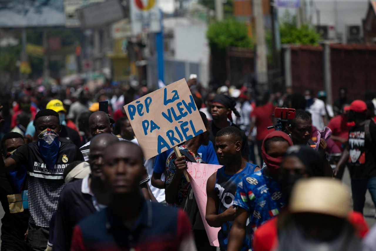 Thousands across Haiti demand ouster of PM in new protest