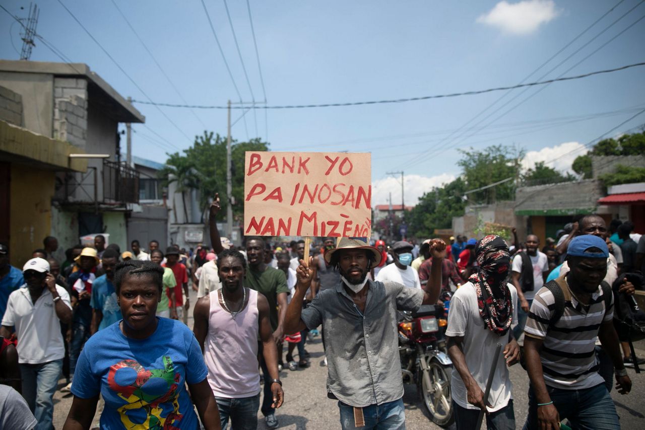 Thousands across Haiti demand ouster of PM in new protest