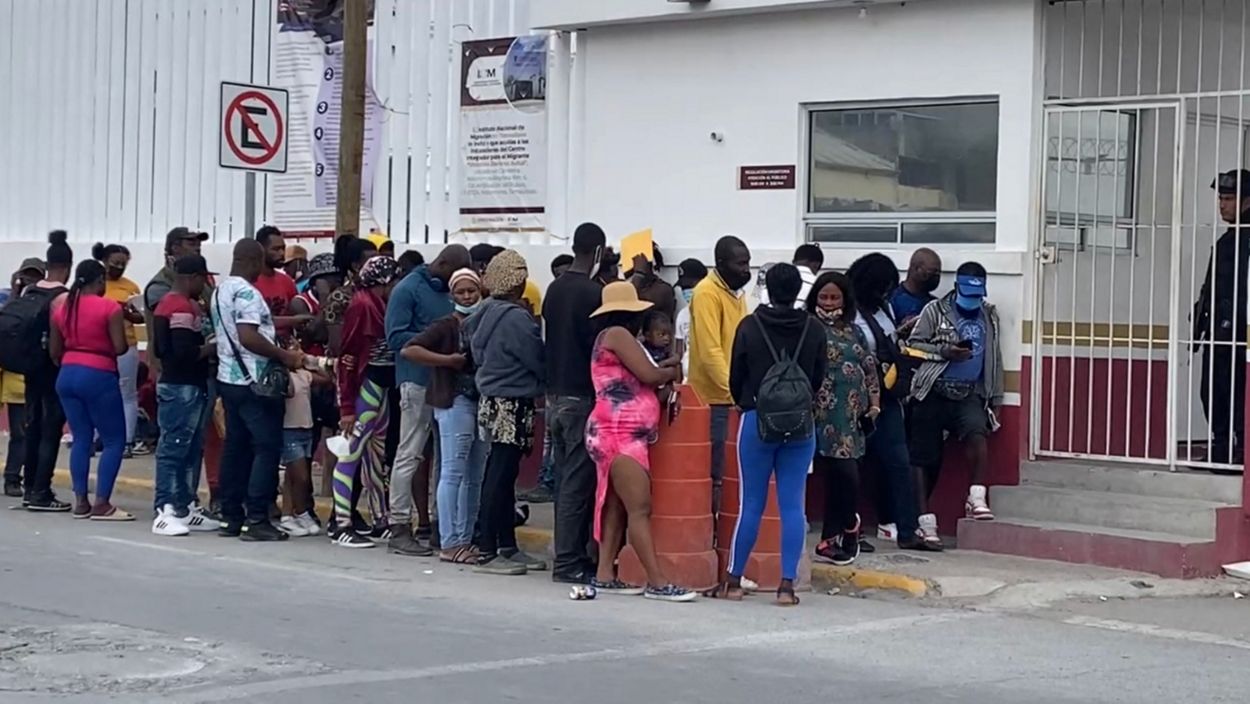 New program stipulates Haitian migrants must be in Mexico legally to claim asylum in the U.S.