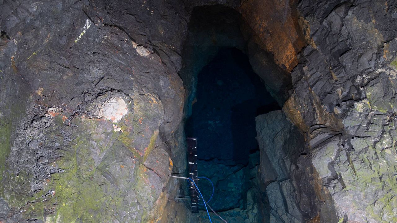 The water tunnel inside the Honolulu Board of Water Supply's Halawa Shaft. (Photo courtesy of Honolulu Board of Water Supply/Naalehu Anthony)