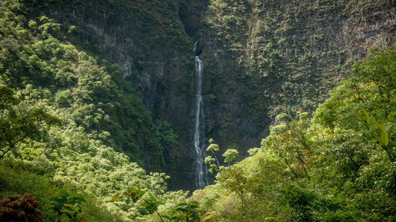 Hanakapiai Falls on Kauai. (Getty Images/Erik Pearson)