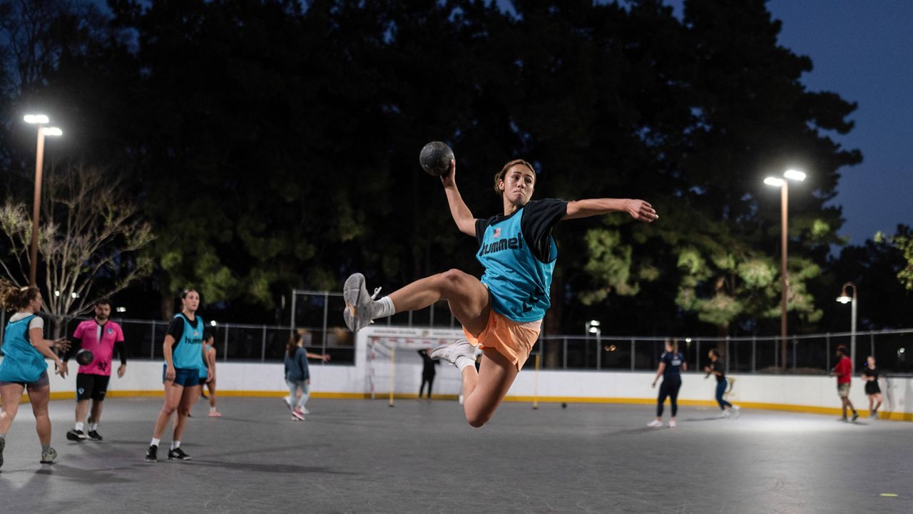 Handball novices train to play for U.S. women's team in Olympics
