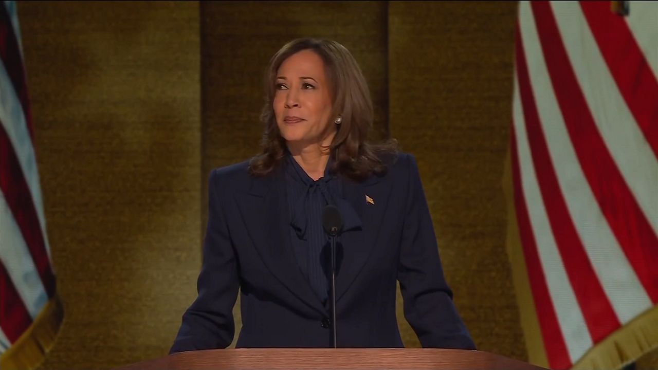 Harris accepts nomination