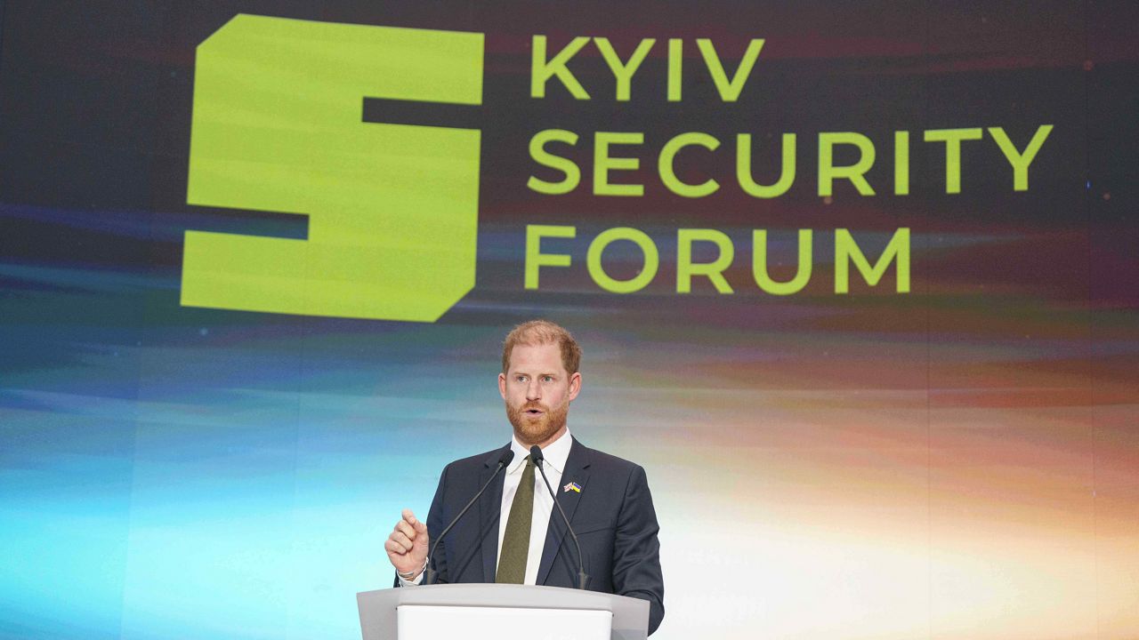 U.S. still delivering weapons to Ukraine, Zelenskyy says, as Prince Harry visits Kyiv