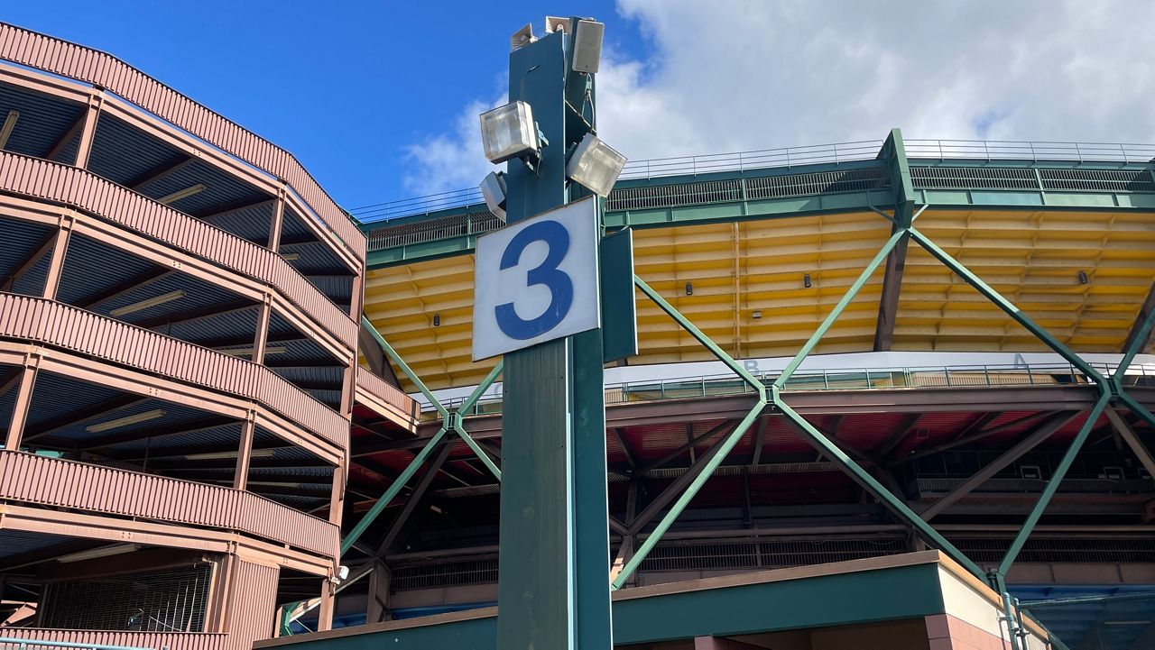 The exterior of shuttered Aloha Stadium in Halawa on Thursday.