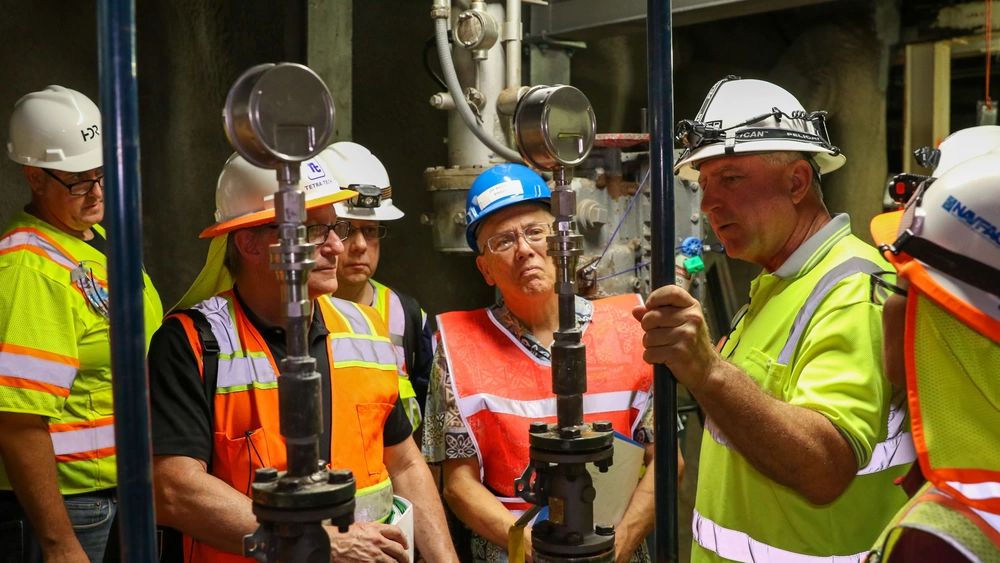 Regulators from the Hawaii Department of Health and Environmental Protection Agency conduct a walkthrough to observe the repairs conducted by Joint Task Force - Red Hill at the Red Hill Bulk Fuel Storage Facility in Halawa, Hawaii, June 12, 2023. (Photo courtesy of Joint Task Force Red Hill)