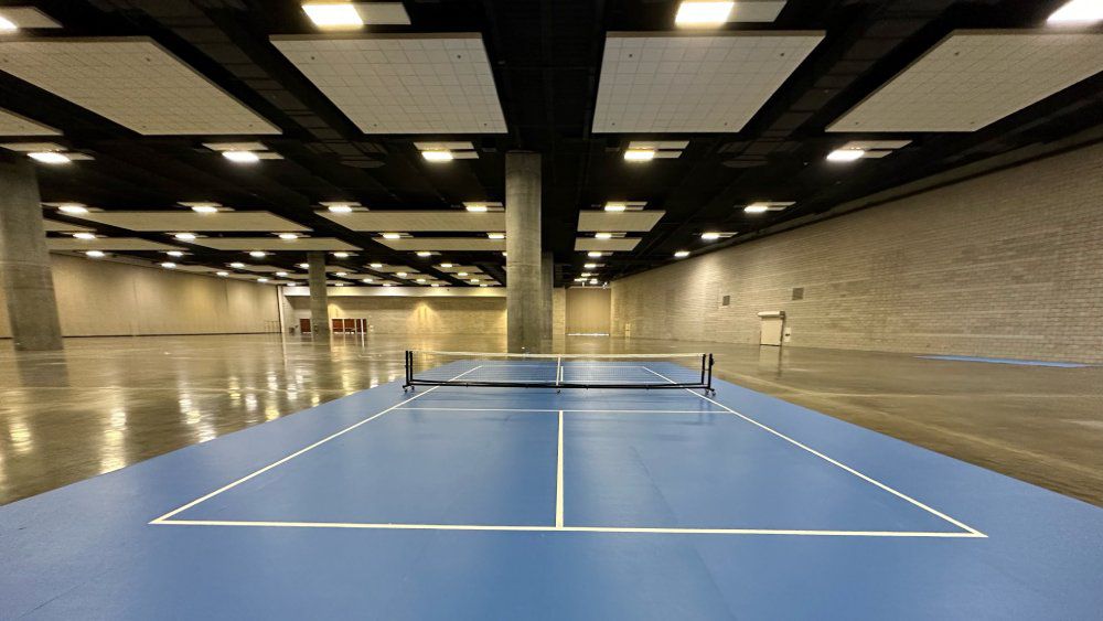 The Hawaii Convention Center has invested in 45 new pickleball courts, 15 of which will be used in the inaugural Aloha Pickleball Games & Festival, Nov. 1-3. (Courtesy Hawaii Convention Center)