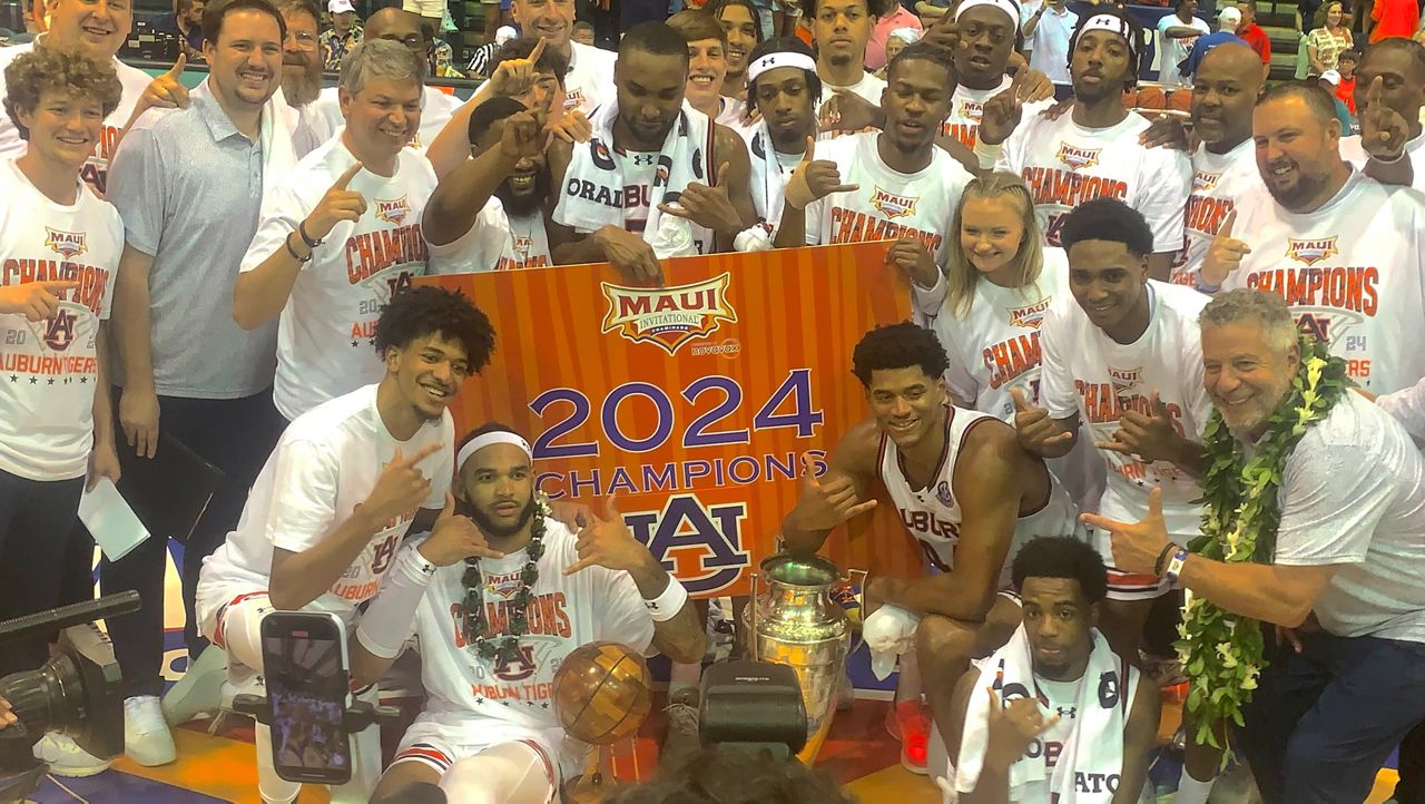 The Auburn Tigers became the 25th different program to win the Maui Invitational with a 90-76 win over Memphis in the championship game on Wednesday.