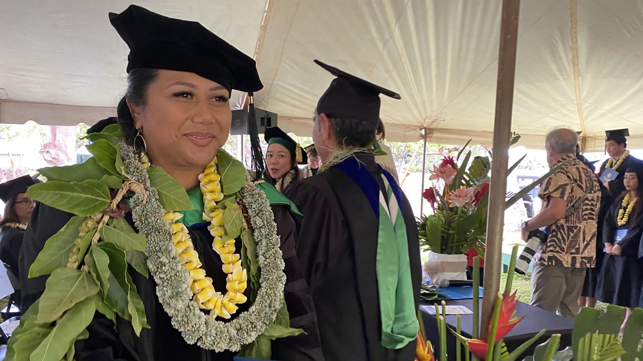 Pūlama Lima, the first ever Molokai native to be honored for earning a doctorate degree. (Photo courtesy of the University of Hawaii)