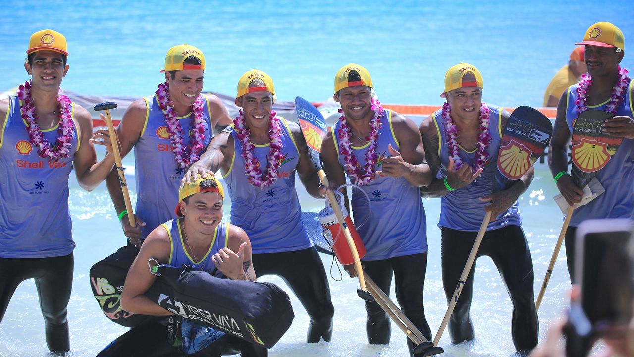 Tahiti's Shell Va'a wins 1st Molokai Hoe held in 5 years