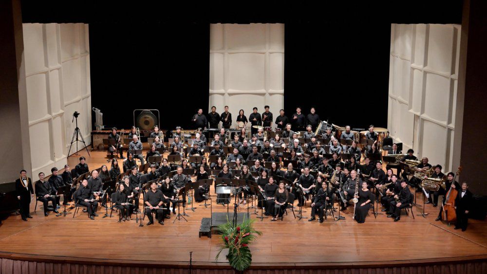 The Nāulu Winds community band of University of Hawaii-West Oahu. (Photo courtesy University of Hawaii-West Oahu)