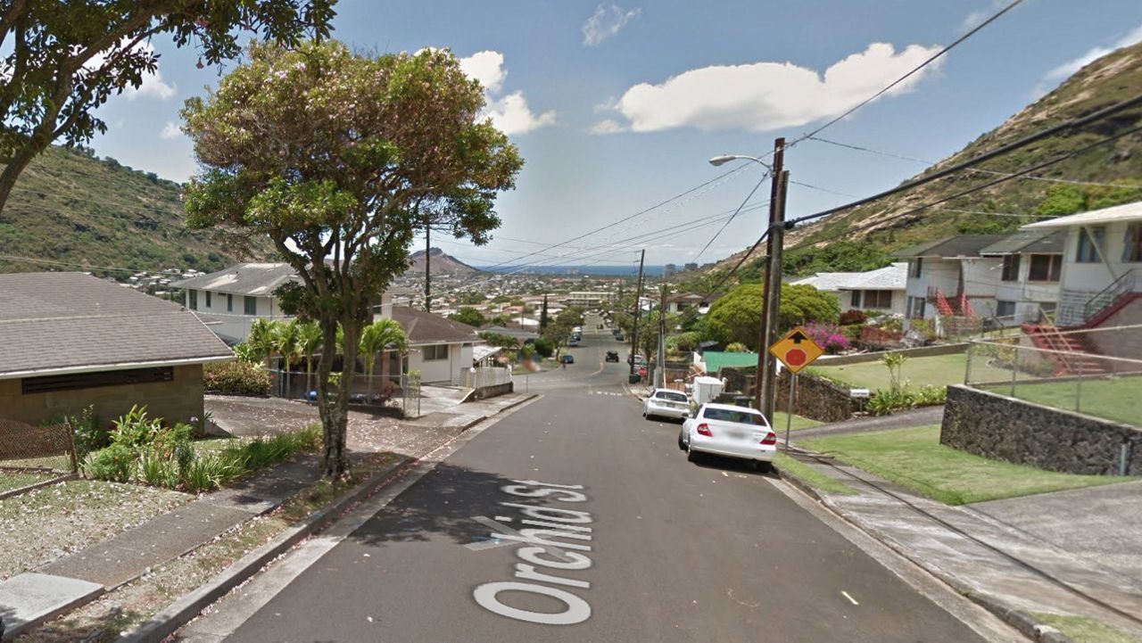 An upcoming road rehabilitation project will take place on Orchid Street, between Palolo Avenue and Ginger Street, in Palolo Valley. (Google Street View)