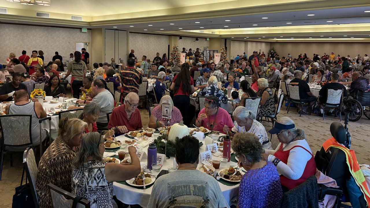 At the Kroc Center, lunch was served to 400 people on the day before Thanksgiving. (Photo courtesy of The Salvation Army)