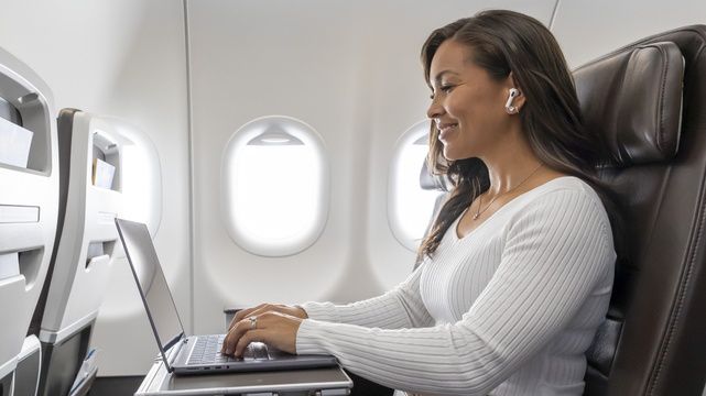 Starlink Wi-Fi is now available on select Hawaiian Air flights. (Photo courtesy Hawaiian Air)