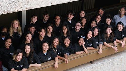 Participants from the 2023 Academy for Hawaii Intelligence Studies Summer Program. (Photo courtesy of the University of Hawaii)