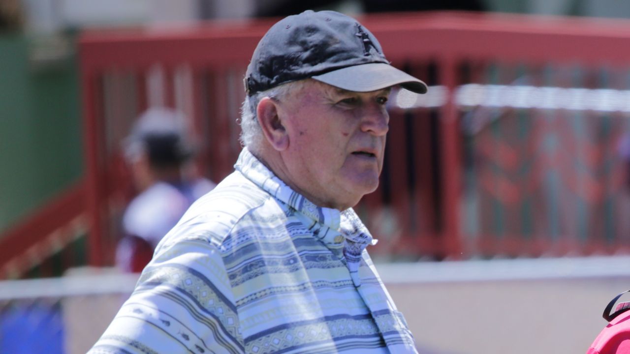 Former Hawaii football coach June Jones, seen at a football camp at Saint Louis last summer, will head up the 2024 class of the UH Sports Circle of Honor.