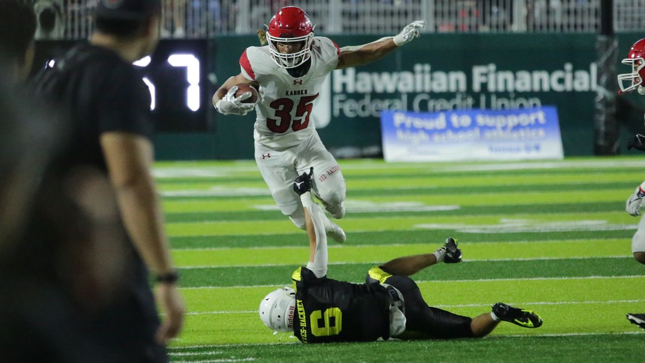 Photos Kahuku beats Mililani for HHSAA Open football title