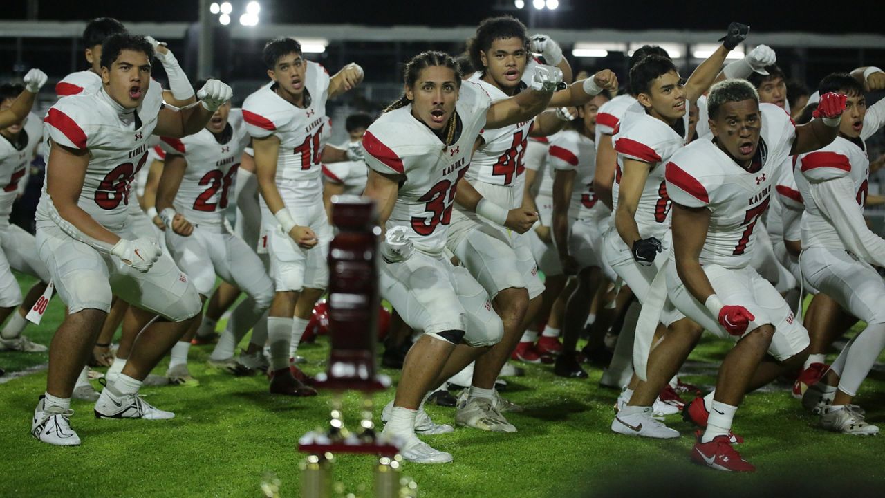 Photos Kahuku beats Mililani for HHSAA Open football title