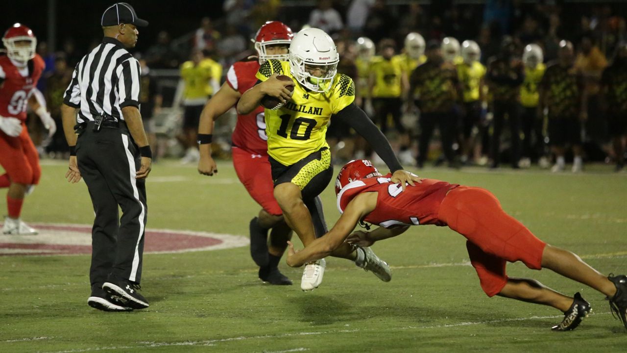 Mililani snaps Kahuku win streak in OIA Open football final